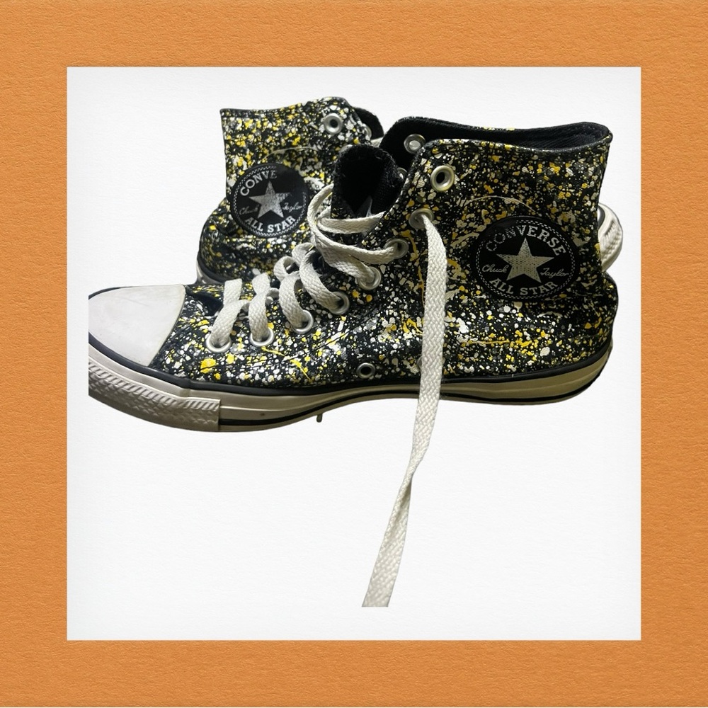 CONVERSE CHUCK TAULOR ALL STAR HI PAINT SPLATTER 👟